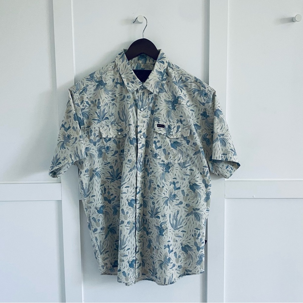 Howler Blue and White Men's Shirt